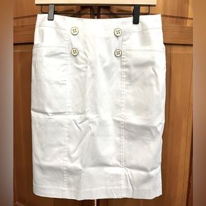 White Dress Barn Pencil Skirt